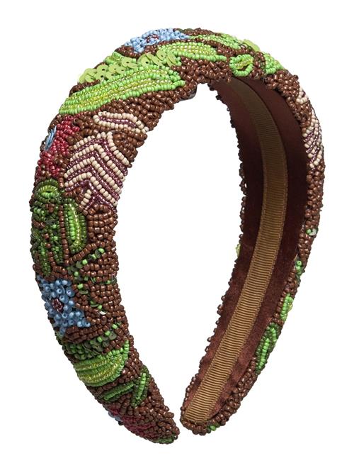 Becksöndergaard Tropica Wide Beaded Hairbrace Becksöndergaard Brown