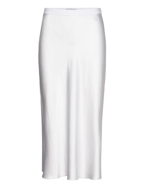 Ahlvar Gallery Hana Satin Silk Skirt Ahlvar Gallery White