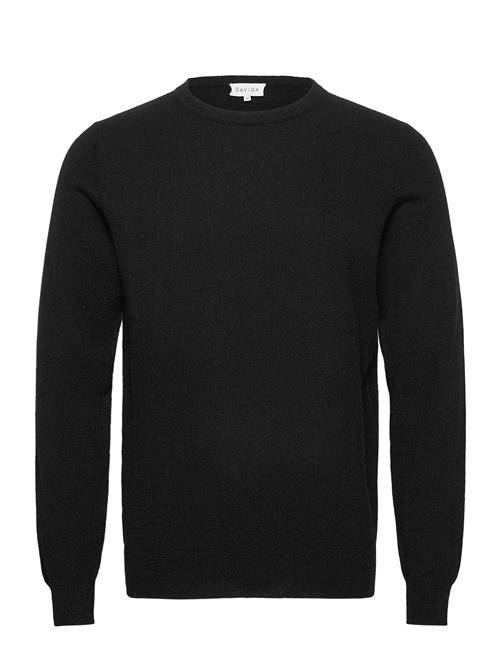 Se Davida Cashmere Man O-Neck Plain Davida Cashmere Black ved Booztlet