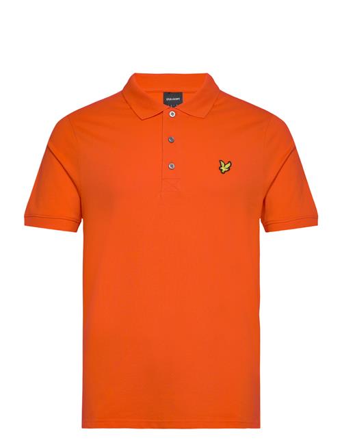 Lyle & Scott Plain Polo Shirt Lyle & Scott Orange