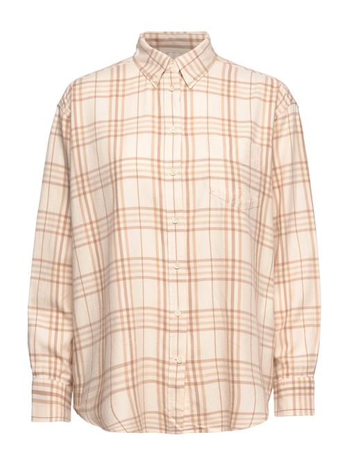 GANT D2. Relaxed Check Flannel Shirt GANT Patterned