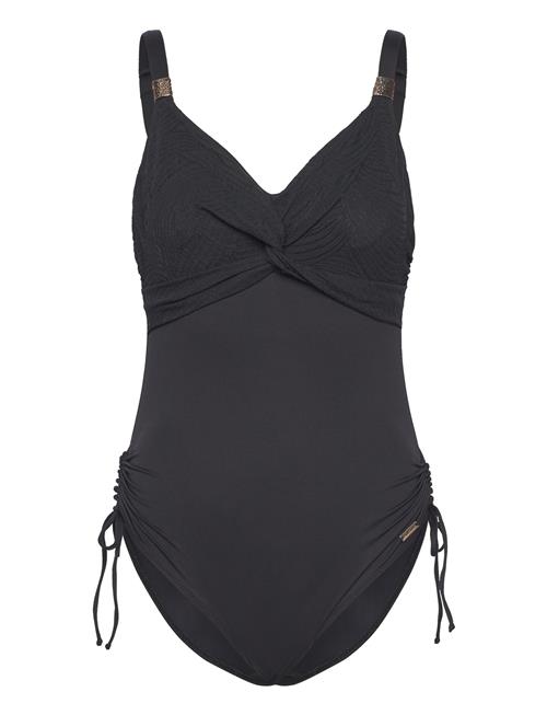 Ottawa Uw Twist Front Swimsuit With Adjustable Leg Fantasie Black