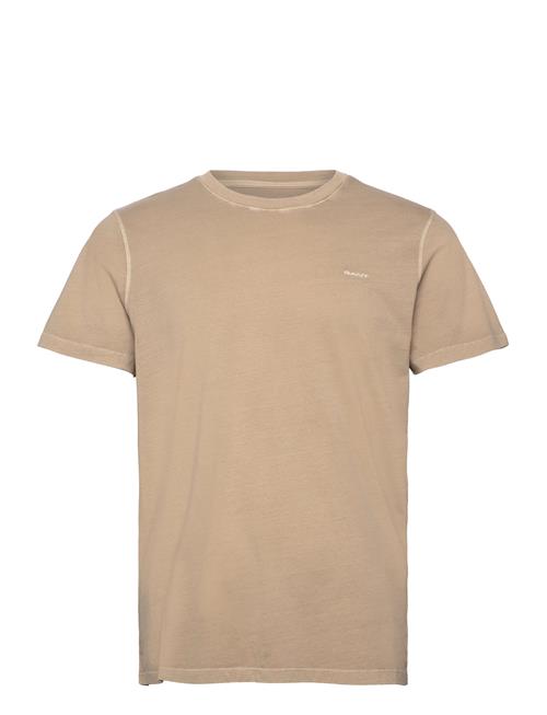 Se GANT Sunfaded Ss T-Shirt GANT Beige ved Booztlet