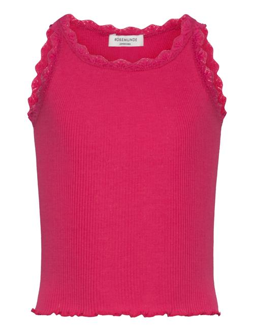 Rosemunde Kids Rkbeatha Sl Top W/ Lace Rosemunde Kids Pink