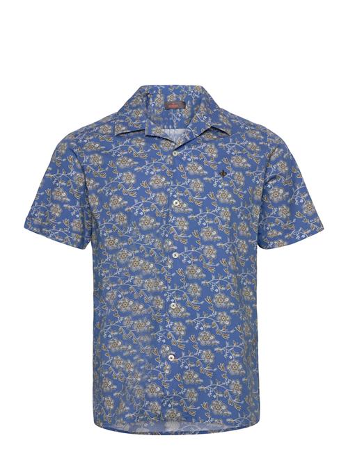 Morris Printed Short Sleeve Shirt Morris Blue