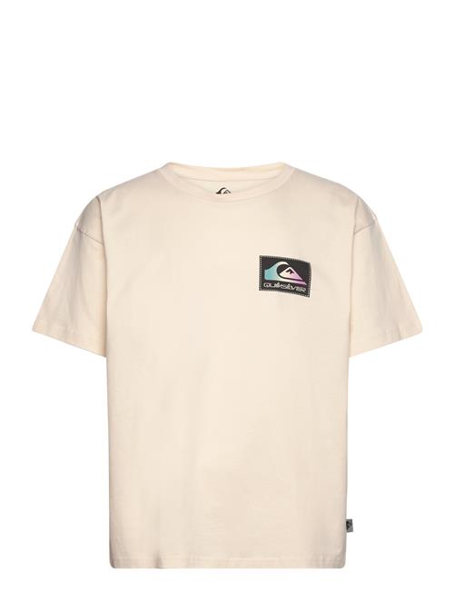 Se Quiksilver Back Flash Ss Quiksilver Beige ved Booztlet