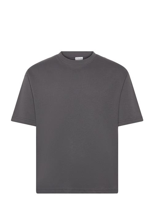 Se Selected Homme Slhlooseoscar Ss O-Neck Tee Noos Selected Homme Grey ved Booztlet