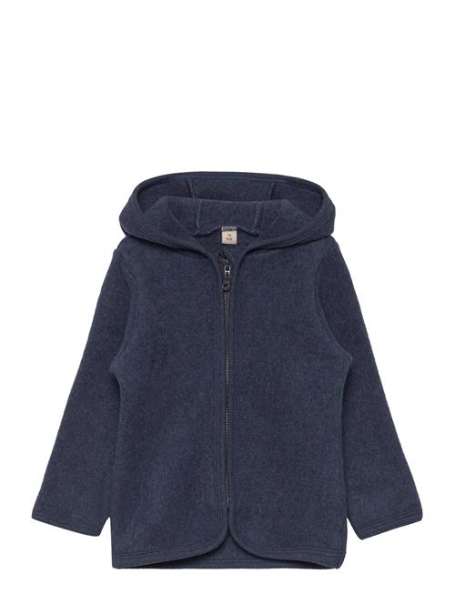 Huttelihut Jacket Ears Cotton Fleece Huttelihut Blue