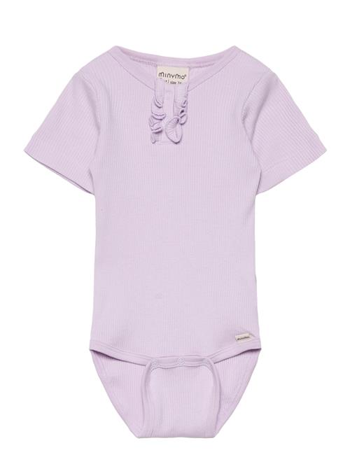 Minymo Body Ss Rib Minymo Purple