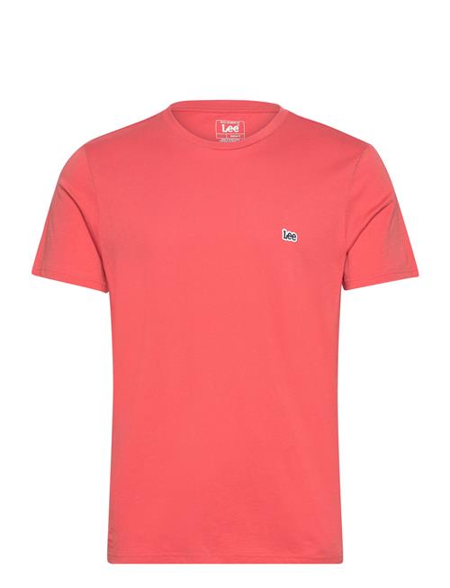 Lee Jeans Ss Patch Logo Tee Lee Jeans Red