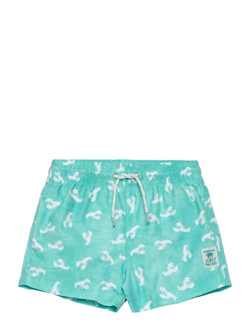 Lobster-Print Swimming Costume Mango Blue