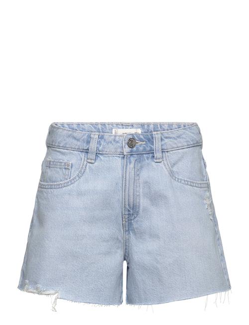 Mango Decorative Ripped Denim Shorts Mango Blue