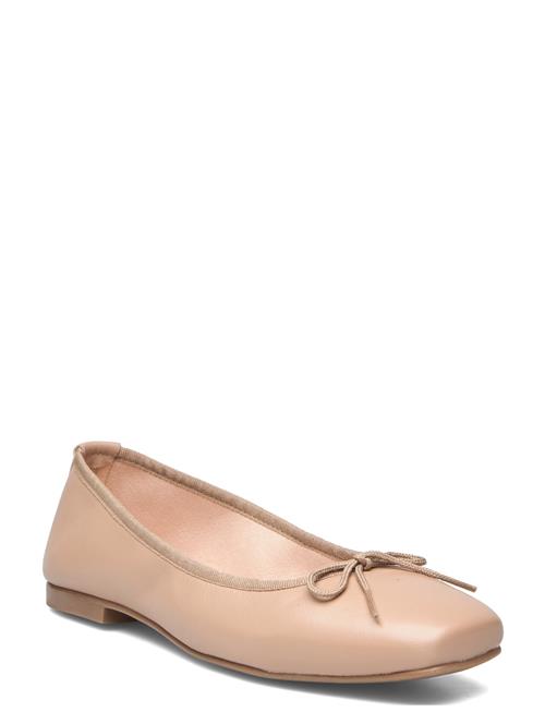 Biaemily Karré Ballerina Smooth Leather Bianco Beige