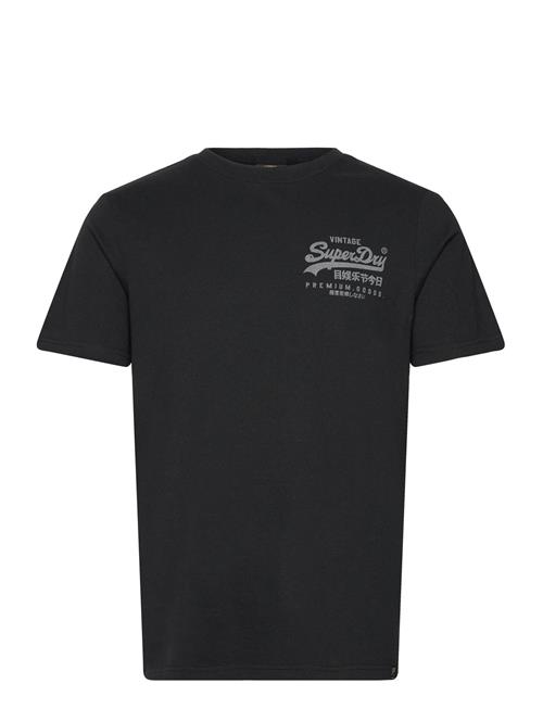 Superdry Classic Vl Heritage Chest Tee Superdry Black