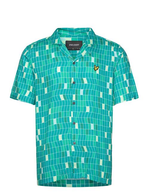 Lyle & Scott Pool Print Shirt Lyle & Scott Blue