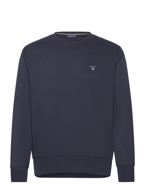 Se GANT Reg Emb Original Shield C-Neck GANT Navy ved Booztlet