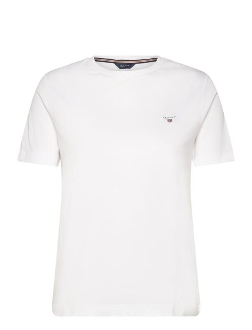 Se GANT Original Shield T-Shirt GANT White ved Booztlet