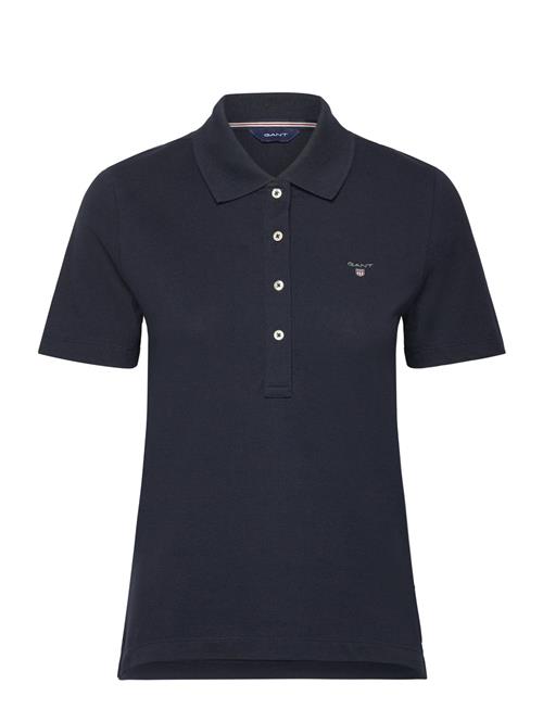 GANT Emb Original Shield Pique Polo GANT Navy