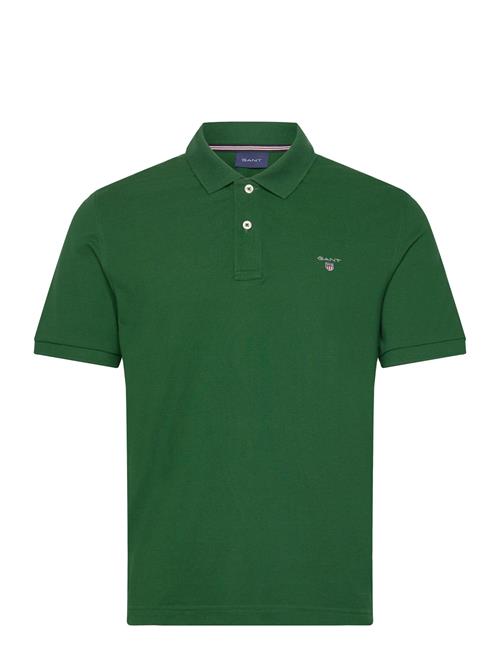 Emb Original Shield Polo GANT Green