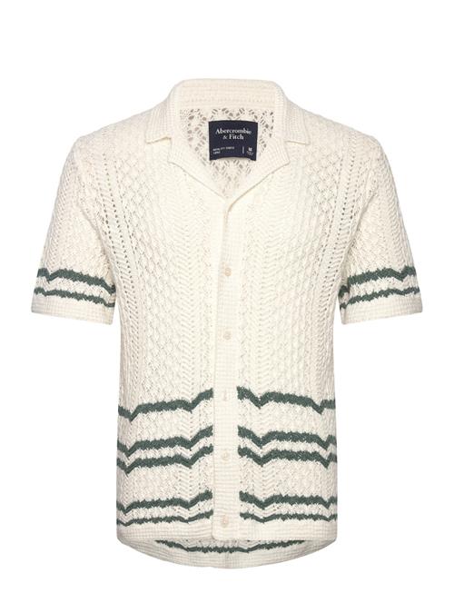 Se Abercrombie & Fitch Anf Mens Sweaters Abercrombie & Fitch White ved Booztlet