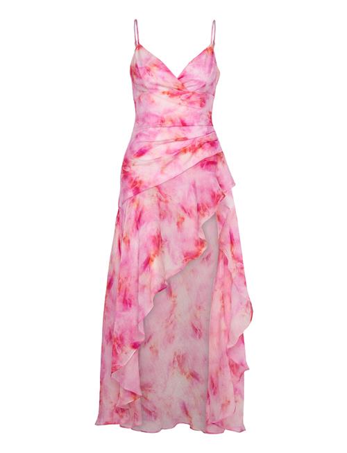 Bardot Sorella Printed Midi Dress Bardot Pink