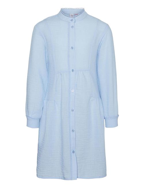 Vero Moda Girl Vmchris Detail Ls Shirt Dress Wvn Girl Vero Moda Girl Blue