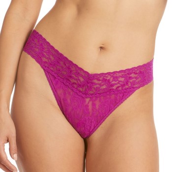 Hanky Panky Trusser 2P Original Rise Thong D1 Chok Rosa nylon One Size Dame