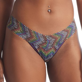 Hanky Panky Trusser 2P Printed Low Rise Thong Flerfarvet-2 nylon One Size Dame