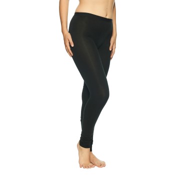 Lady Avenue Bamboo Long Leggings Sort Bambus Medium Dame