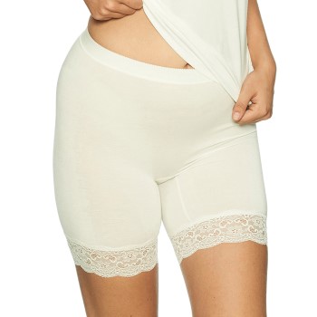 Se Lady Avenue Bamboo Short Leggings With Lace Benhvid Bambus Medium Dame ved Timarco