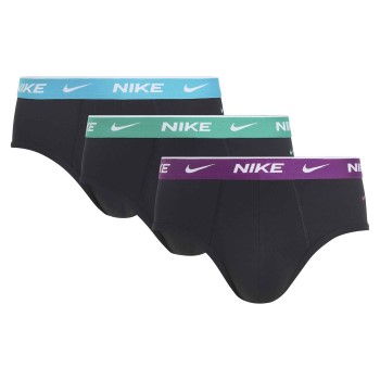 Nike 9P Cotton Stretch Briefs Sort bomuld Small Herre