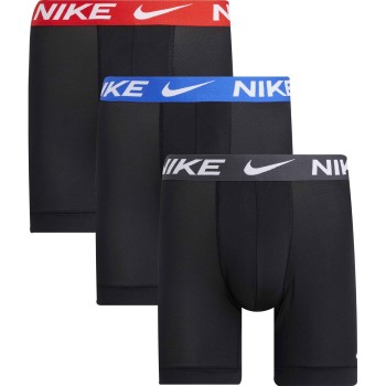 Nike 9P Essentials Micro Boxer Brief Sort/Blå polyester Medium Herre