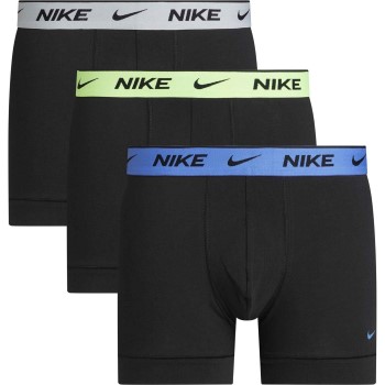 Nike 6P Everyday Essentials Cotton Stretch Boxer D1 Blå/Grøn bomuld Medium Herre