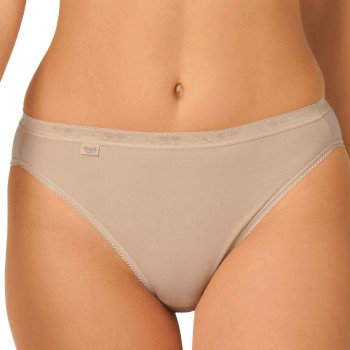 Sloggi Trusser Basic Tai Beige bomuld 40 Dame