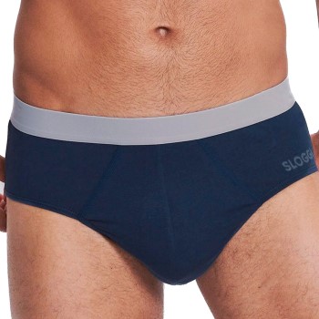 Sloggi 2P Men GO ABC 2 0 Briefs Marineblå bomuld Large Herre