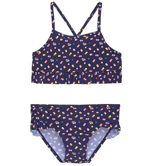 Color Kids Color Kids Bikini - Dress Blue m. Prikker