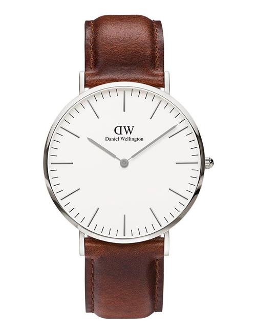 Classic 40 St Mawes S White Daniel Wellington Silver