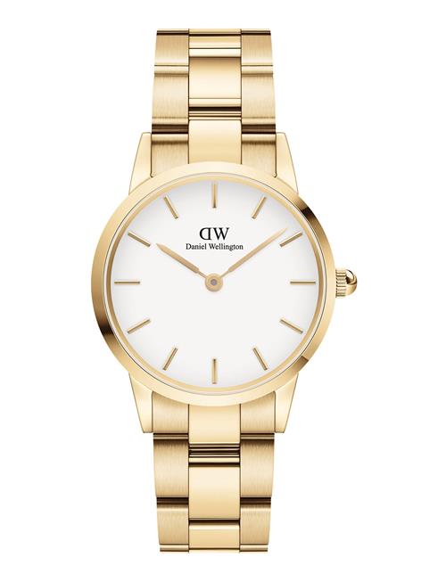 Se Daniel Wellington Iconic Link 28 G White Daniel Wellington Gold ved Booztlet