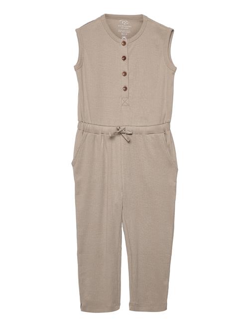 Copenhagen Colors Rib Jersey Jumpsuit Copenhagen Colors Beige