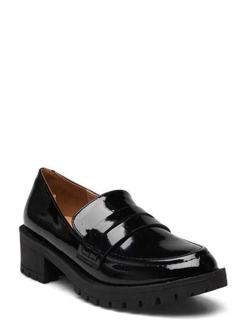 Bianco Biapearl Simple Penny Loafer Patent Aquarius Bianco Black