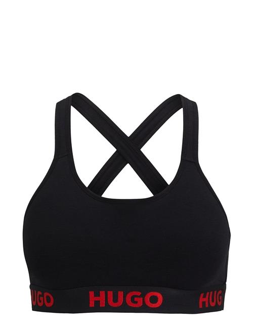 Bralette Padded Sporty Logo HUGO Black