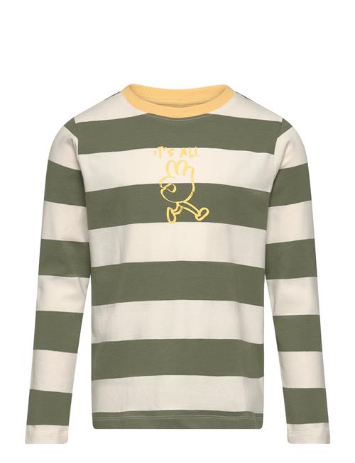 Minymo T-Shirt Ls Y/D Minymo Green