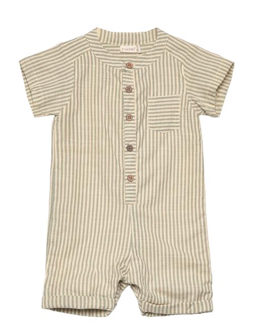 Fixoni Romper Ss Woven Fixoni Green