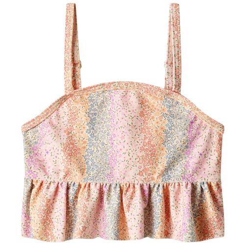 Wheat Lærke Bikini Rainbow Flowers | Lyserød | 116 cm