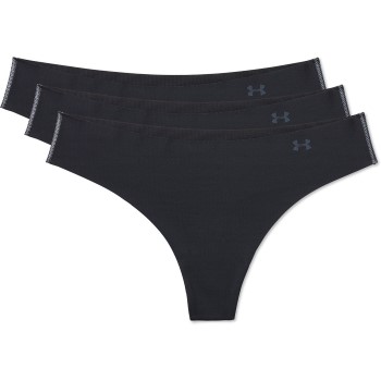 Under Armour Trusser 6P Pure Stretch Thong Sort Small Dame