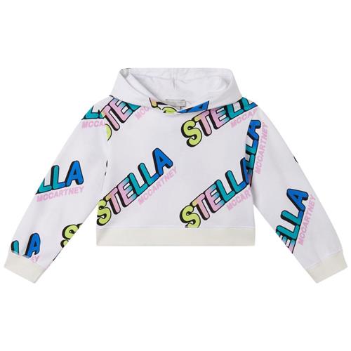 Se Stella McCartney Kids Logo Hættetrøje Hvid | Hvid | 5 years ved Babyshop