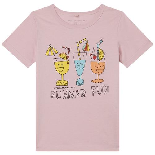 Stella McCartney Kids T-shirt Med Tryk Lyserød | Lyserød | 4 years