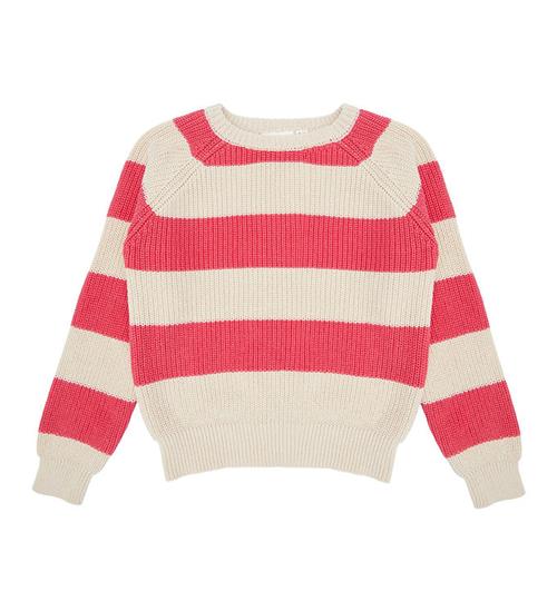 Se The New Bluse - Strik - Rib - TnOlly - Geranium ved KidsWorld