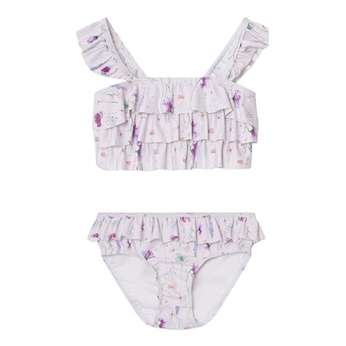 MINI A TURE Giulia Mønstret Bikini Floating Flowers | Lyserød | 122/128 cm