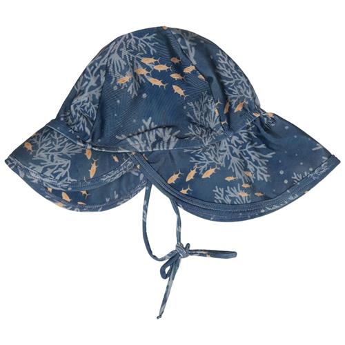 Mini A Ture Gustas Mønstret Solhat Deep Waters 12-18 Months  Blå  12-18 måneder  mand